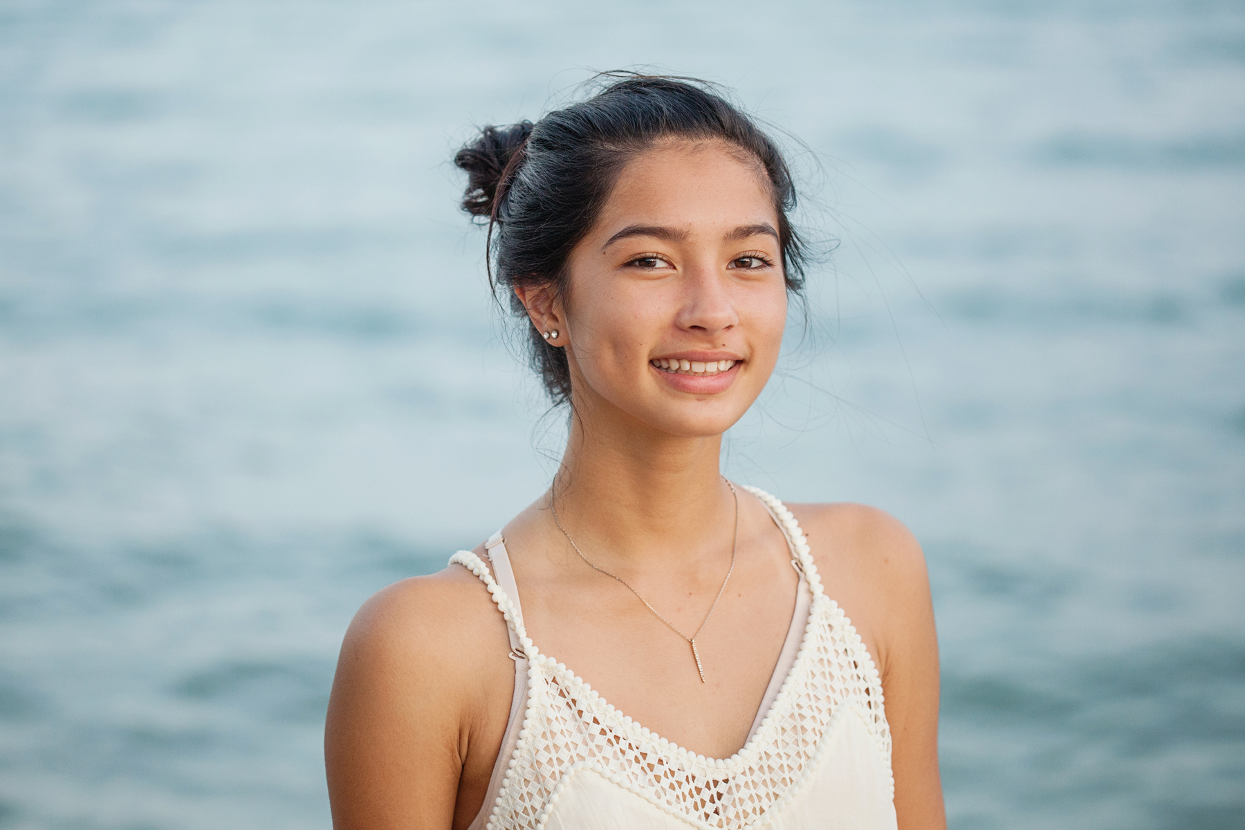 Teen portrait at the beach