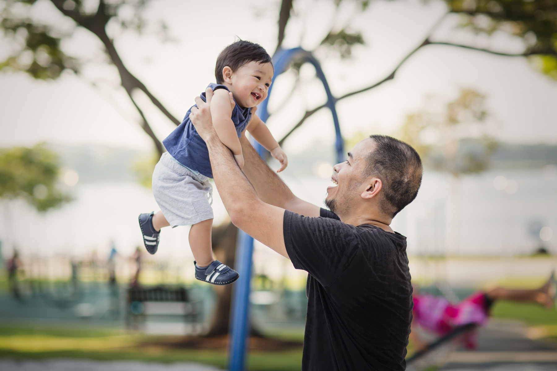 Childrens portrait outdoors Singapore